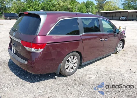 2014 Honda Odyssey Ex-L from USA, damaged, VIN 5FNRL5H64EB076088